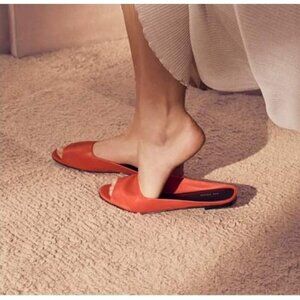 Via Spiga Women's Hana Leather Slide Sandals Size 6.5